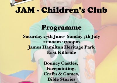 Summer JAM 2015 programme